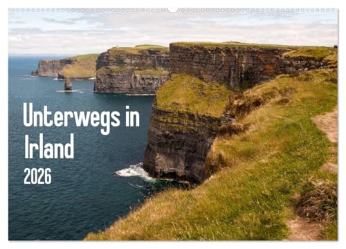 Unterwegs in Irland (Wandkalender 2026 DIN A2 quer), CALVENDO Monatskalender: Dieser Kalender zeigt die Schönheit und Einzigartigkeit von Irland (CALVENDO Orte)
