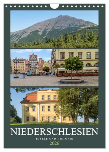 NIEDERSCHLESIEN Idylle und Historie (Wandkalender 2026 DIN A4 hoch), CALVENDO Monatskalender: Sommerliche Impressionen (CALVENDO Orte)