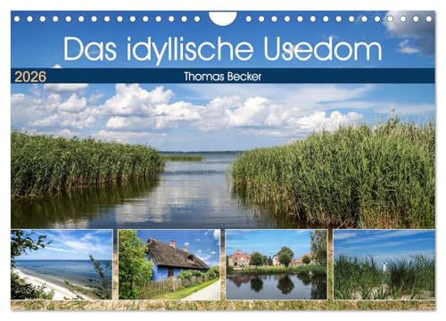 Das idyllische Usedom (Wandkalender 2026 DIN A4 quer), CALVENDO Monatskalender