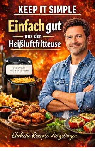 KEEP IT SIMPLE, einfache Rezepte, für Heißluftfritteuse, mit Bilder, für Anfänger und Erfahrene, für Teenager, Studenten, Senioren, Kochbuch, Rezeptbuch: S