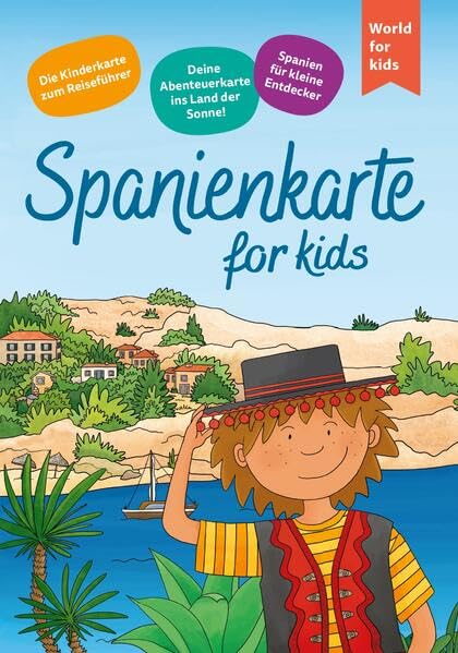 Spanienkarte for kids: Die Landkarte für Kinder