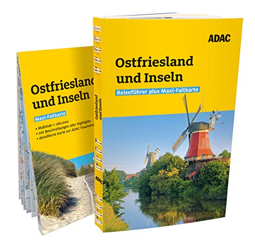 ADAC Reiseführer plus Ostfriesland und Ostfriesische Inseln: Mit Maxi-Faltkarte und praktischer Spiralbindung