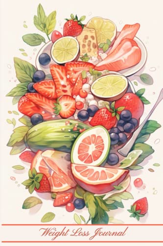 Weight Loss Journal: Beautiful food diary and meal planner for weight loss, 125 pages, Ideal for men and woman on a weight loss journey.