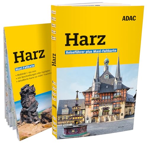 ADAC Reiseführer plus Harz: Mit Maxi-Faltkarte und praktischer Spiralbindung