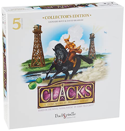 Backspindle Games Clacks! Collector's Edition | Brettspiel | ab 8 Jahren | 1-4 Spieler | 30-45 Minuten Spieldauer, BSG2101
