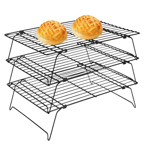 Kuchen Abkühlgitter - Pizza Trocknungsschale - rutschfeste Backfolie Für Grillen Braten Kekse