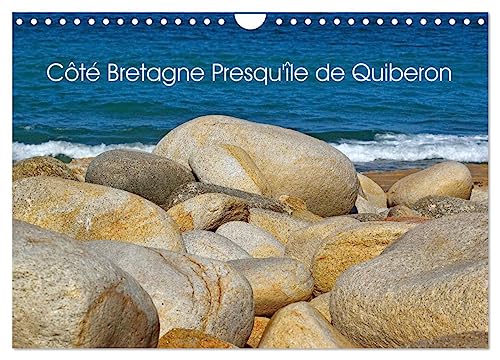 Côté Bretagne Presqu'île de Quiberon (Calendrier mural 2024 DIN A4 horizontal), CALVENDO calendrier mensuel