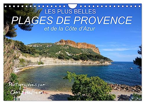 Les plus belles plages de Provence et de la Côte d'Azur (Wandkalender 2024 DIN A4 quer), CALVENDO Monatskalender