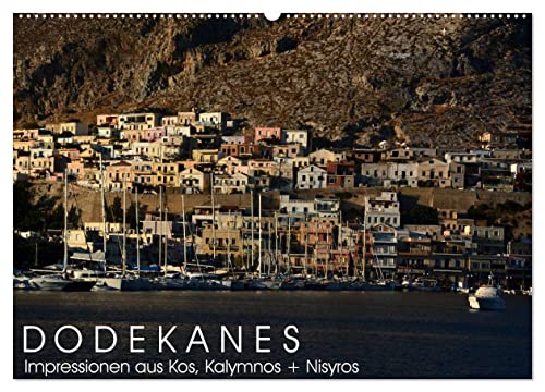 Dodekanes - Impressionen aus Kos, Kalymnos und Nisyros (Wandkalender 2026 DIN A2 quer), CALVENDO Monatskalender: Inselhüpfen in der Ägais (CALVENDO Orte)