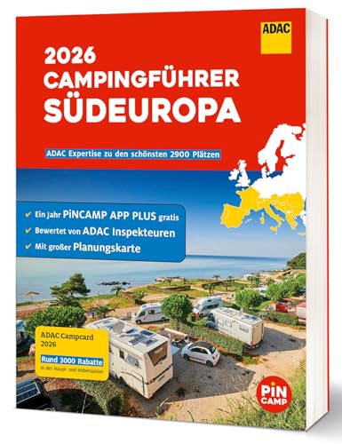 ADAC Campingführer Südeuropa 2026: Mit ADAC Campcard und Planungskarten
