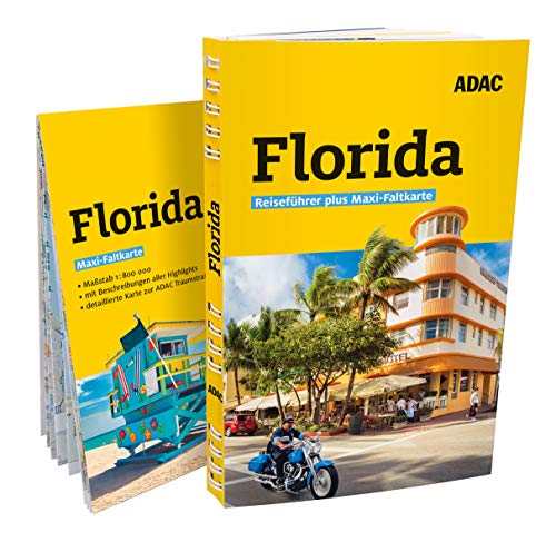 ADAC Reiseführer plus Florida: Mit Maxi-Faltkarte und praktischer Spiralbindung