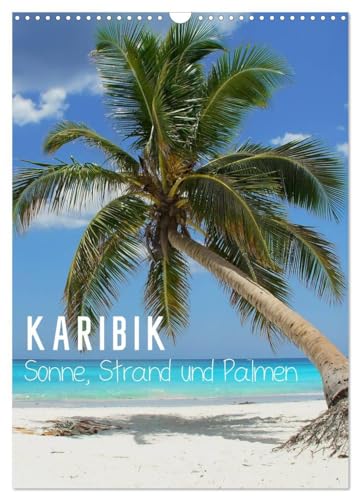 Karibik - Sonne, Strand und Palmen (Wandkalender 2026 DIN A3 hoch), CALVENDO Monatskalender: Die schönsten Strände der Karibik machen Lust auf Meer! (CALVENDO Natur)
