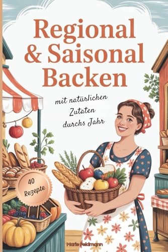 Regional & Saisonal Backen - mit natürlichen Zutaten durchs Jahr: Entdecke 40 liebevoll entwickelte Backrezepte mit Zutaten aus deiner Region – sortiert nach Frühling, Sommer, Herbst und Winter