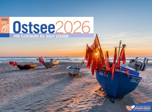 Ostsee - von Flensburg bis nach Usedom - ReiseLust Kalender 2026