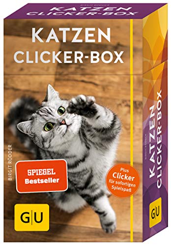 Katzen Clicker-Box gelb 12 x 3,5 cm: Plus Clicker für sofortigen Spielspaß (GU Katzen)