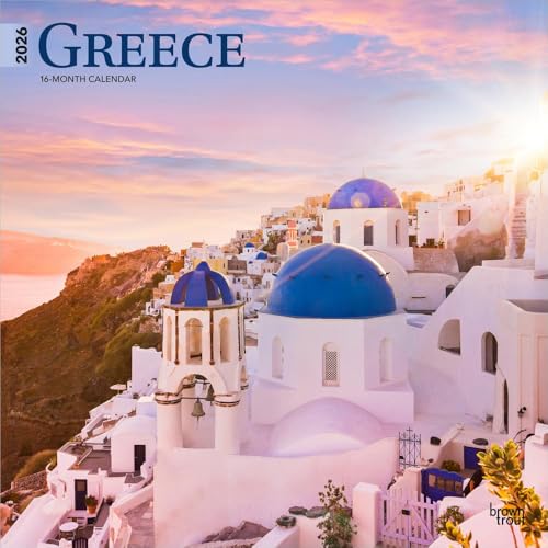 Greece – Griechenland 2026 – 16-Monatskalender: Original BrownTrout-Kalender [Mehrsprachig] [Kalender] (Wall-Kalender)