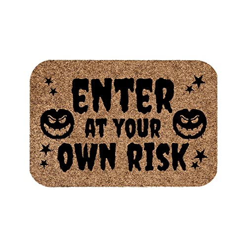 Halloween Teppich - rutschfest Washable Bodenmatte - Goth Spooky Carpet Scary Badezimmerteppich Horror Halloween Matte für Flur, eingangsbereich, Wohnzimmer, Schlafzimmer, Heimdekoration