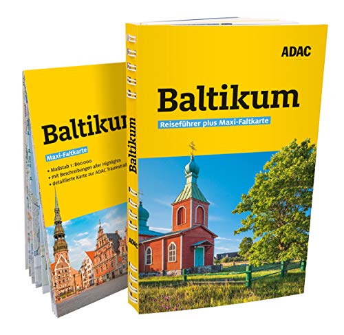 ADAC Reiseführer plus Baltikum: Mit Maxi-Faltkarte und praktischer Spiralbindung