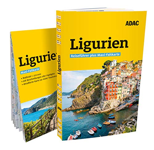 ADAC Reiseführer plus Ligurien: Mit Maxi-Faltkarte und praktischer Spiralbindung