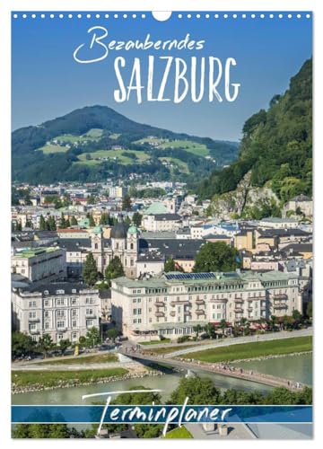 Bezauberndes SALZBURG/Terminplaner (Wandkalender 2026 DIN A3 hoch), CALVENDO Monatskalender: Eine Reise durch die Zeit (CALVENDO Orte)