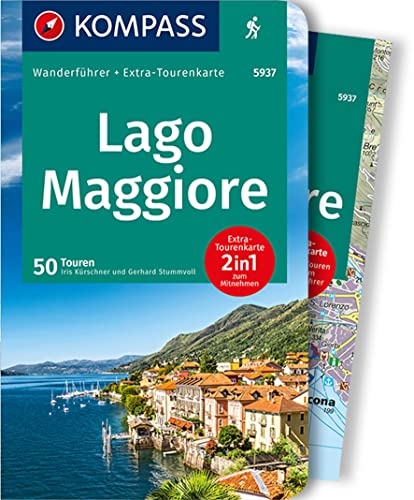 KOMPASS Wanderführer Lago Maggiore, 50 Touren: mit Extra-Tourenkarte, GPX-Daten zum Download