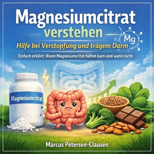 Magnesiumcitrat verstehen: Hilfe bei Verstopfung und trägem Darm. Einfach erklärt: Wann Magnesiumcitrat helfen kann und wann nicht