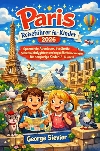 Paris Reiseführer für Kinder 2026: Spannende Abenteuer, berühmte Sehenswürdigkeiten und magische Entdeckungen für neugierige Kinder (8–12 Jahre)
