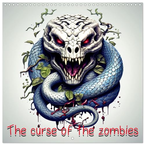 The curse of the zombies (Wall Calendar 2026 12' x 24' / 30 x 60 cm (open)) CALVENDO 12 Month Wall Calendar