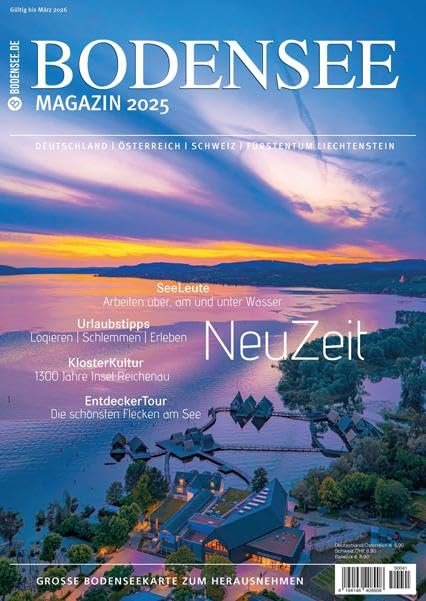 Bodensee Magazin 2025: Die besten Seiten für traumhafte Ferien