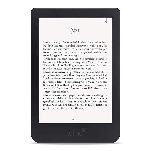 Tolino Shine 3 eBook-Reader Touchscreen 8 GB schwarz - E-Reader (15,2 cm (6 Zoll), E Ink Carta, 1072 x 1448 Pixel, Bildschirmgröße DRM, PDF, TXT, 8 GB, 25 GB)