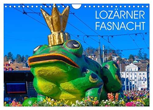Lozärner Fasnacht (Wandkalender 2026 DIN A4 quer), CALVENDO Monatskalender