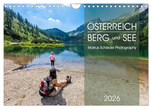 Österreich Berg und See (Wandkalender 2026 DIN A4 quer), CALVENDO Monatskalender