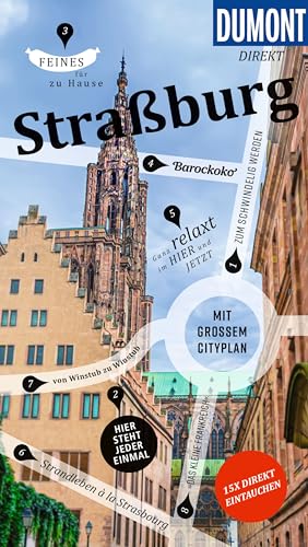 DUMONT direkt Reiseführer Straßburg: Mit großem Cityplan