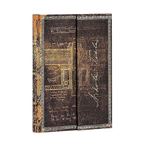 Tesla, Sketch of a Turbine Mini Lined Hardcover Journal (Embellished Manuscripts Collection)
