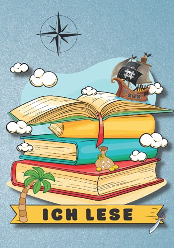 Ich lese: Lesetagebuch - ein großartiger Begleiter für Kinder beim Lesen. Es ist eine einzigartige Hilfestellung für Gedächtnistraining, Logisches ... Format 18 x 25 cm | glänzendes Softcover