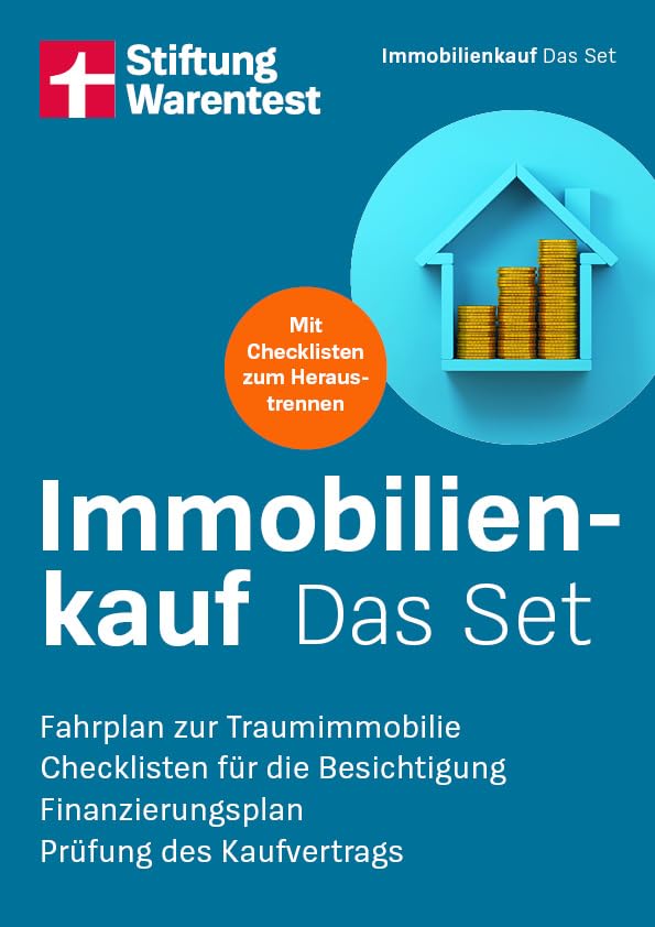 Immobilienkauf - Das Set - Von der Suche bis zum Eigentumsübergang: Fahrplan zur Traumimmobilie, Checklisten für die Besichtigung, Finanzierungsplan, Prüfung des Kaufvertrags