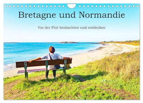 Bretagne und Normandie - Vor der Flut beobachten und entdecken (Wandkalender 2026 DIN A4 quer), CALVENDO Monatskalender