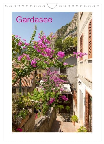 Gardasee (Wandkalender 2026 DIN A4 hoch), CALVENDO Monatskalender: Ein wundervoll mediterraner Bergsee (CALVENDO Orte)