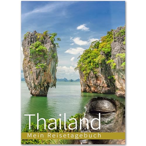 Reisetagebuch Thailand zum Selberschreiben | Dein persönlicher Reiseführer zum Ausfüllen mit viel Abwechslung | Zitate, tolle Fotos, Reisevorbereitung uvm | Geschenkidee | DIN A5 - Calmondo