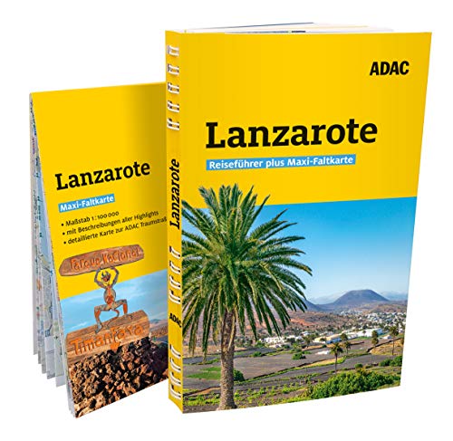 ADAC Reiseführer plus Lanzarote: Mit Maxi-Faltkarte und praktischer Spiralbindung