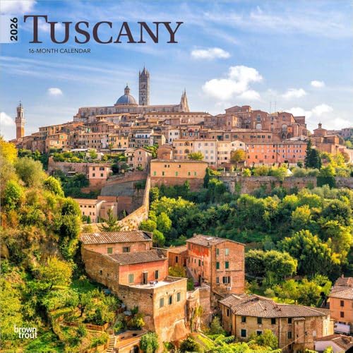 Tuscany – Toskana 2026 – 16-Monatskalender: Original BrownTrout-Kalender [Mehrsprachig] [Kalender] (Wall-Kalender)