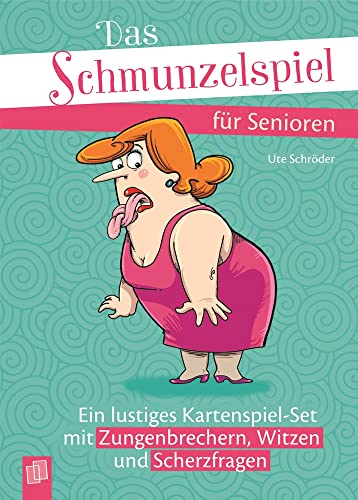 Das Schmunzelspiel für Senioren: Ein lustiges Kartenspiel-Set mit Zungenbrechern, Witzen und Scherzfragen