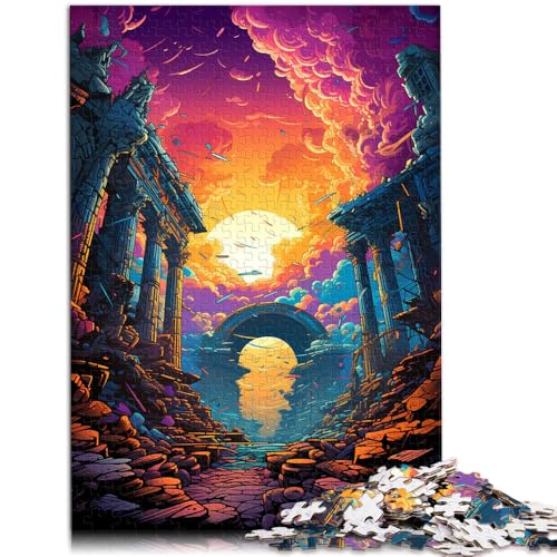 1000-teiliges Puzzle für Erwachsene römische Ruinen Lernpuzzle 50x70cm ganze Familie für Teenager ab 14 Jahren