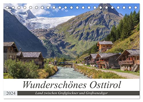 Wunderschönes Osttirol (Tischkalender 2024 DIN A5 quer), CALVENDO Monatskalender