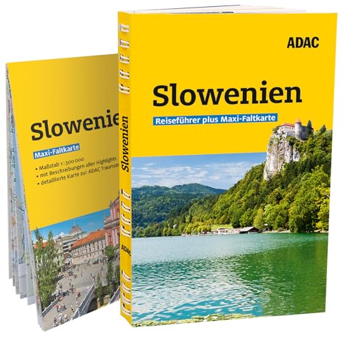 ADAC Reiseführer plus Slowenien: Mit Maxi-Faltkarte und praktischer Spiralbindung