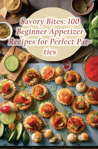 Savory Bites: 100 Beginner Appetizer Recipes for Perfect Parties (English Edition)