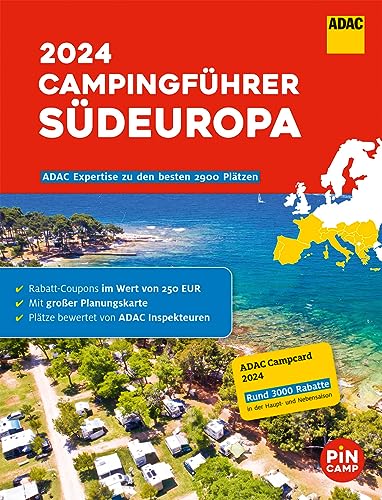 ADAC Campingführer Südeuropa 2024: Mit ADAC Campcard und Planungskarten