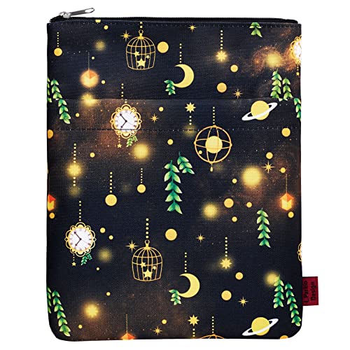 Night Sky Buchhülle, Buchhüllen für Taschenbuch, Buchhüllen mit Reißverschluss, 27,9 x 21,6 cm, himmlische Geschenke