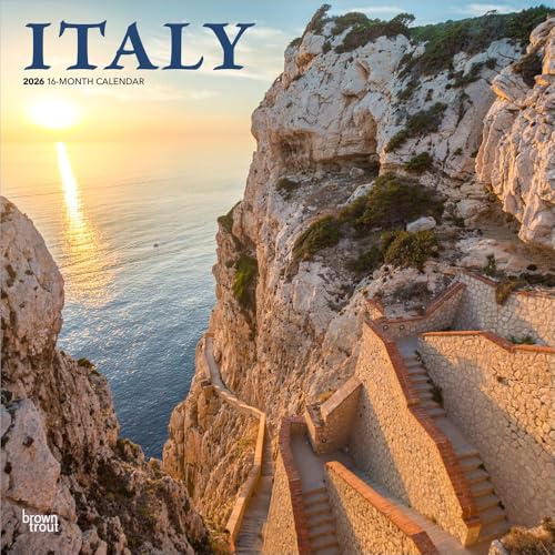 Italy – Italien 2026 – 16-Monatskalender: Original BrownTrout-Kalender [Mehrsprachig] [Kalender] (Wall-Kalender)
