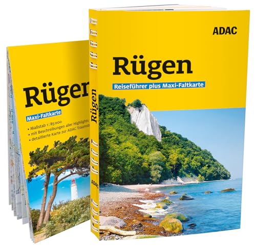 ADAC Reiseführer plus Rügen mit Hiddensee und Stralsund: Mit Maxi-Faltkarte und praktischer Spiralbindung